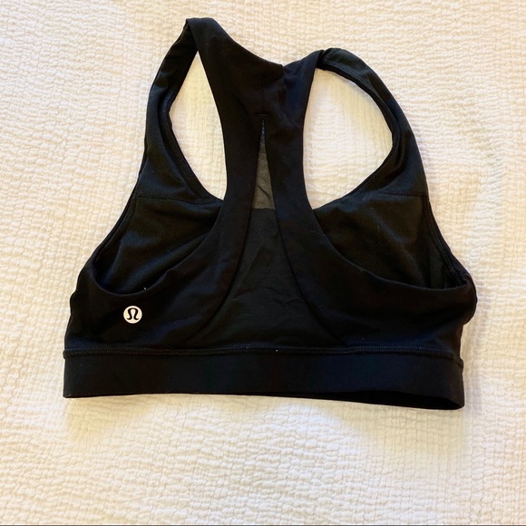 Black Lululemon Sports Bra— size 2 - Picture 2 of 4